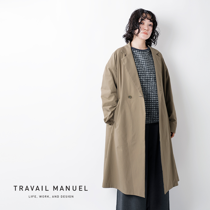 TRAVAIL MANUEL(トラバイユマニュアル)チノ チェスター フィールドコート 422001