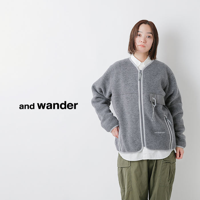 人気人気SALE and wander - and wander アンドワンダー フリースの通販