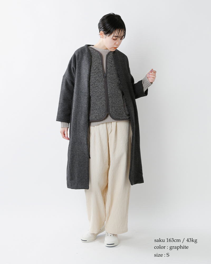 COLD BREAKER コールドブレイカー WOOL PILE ZIP CARDIGAN ウール