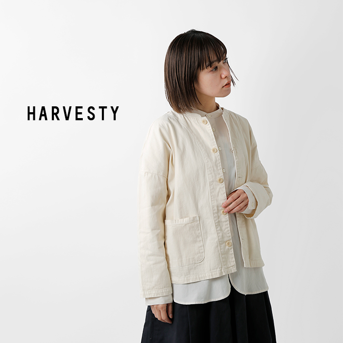 クーポン対象】HARVESTY ハーベスティ 8oz デニム アトリエ ジャケット ...