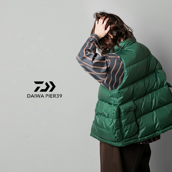 DAIWA PIER39 ダイワピア39 , 撥水 バックパッカー ダウン ベスト “TECH BACK PACKER DOWN VEST”  bw-24022wl-kk レディース