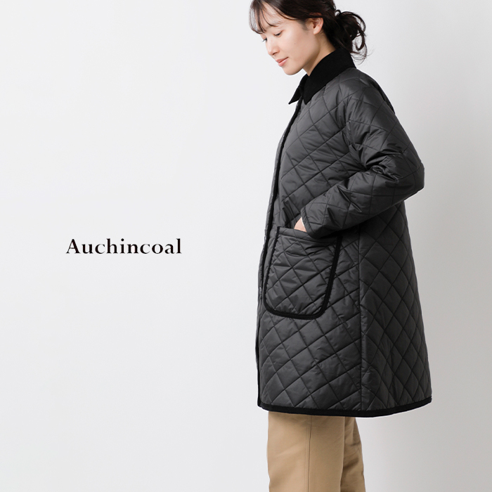 Auchincoal オーケンコール オーバーサイズ キルティング コート co-1
