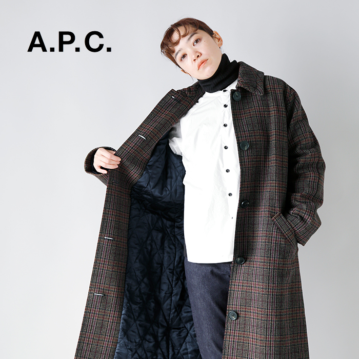 クーポン対象】A.P.C. アー ペー セー ウール チェック テーラード