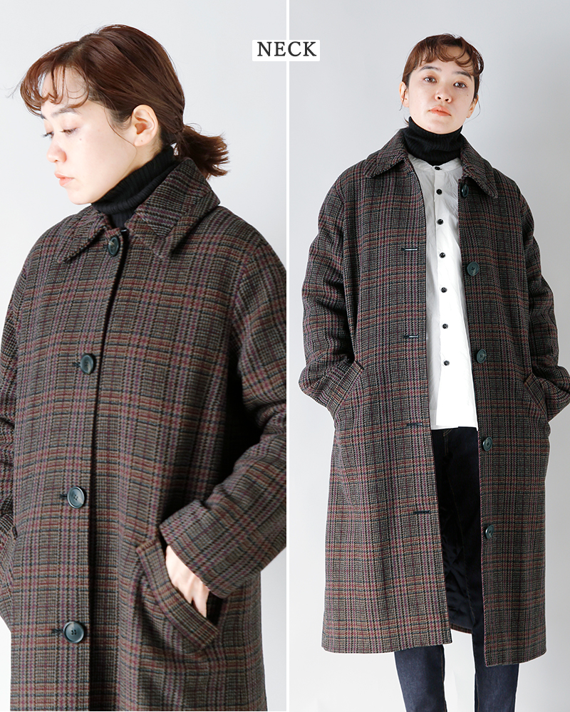 A.P.C. アー ペー セー ウール チェック テーラードコート “MANTEAU ...