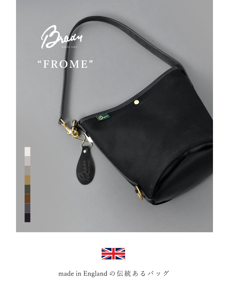 Brady(ブレディ)ツイルショルダーバッグ“FROME” frome-bag