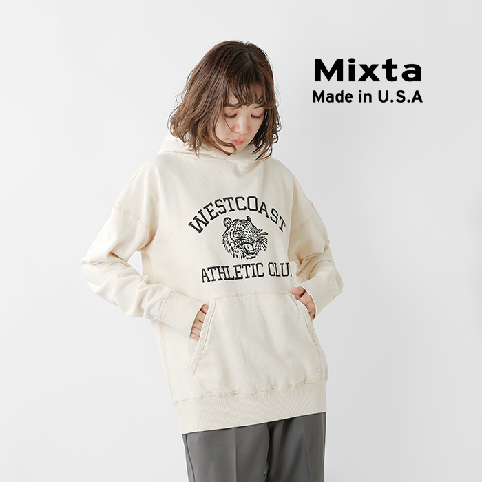 Mixta(ミクスタ)コットンプリントパーカー h0032-0036-0051