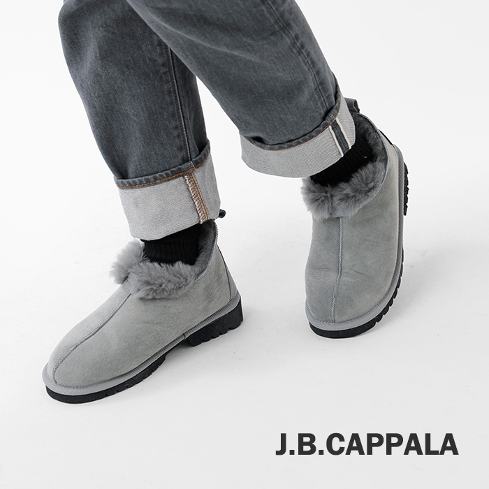 J.B.CAPPALA(ジェービーカッパラ)シープ スエード ファー ショート ブーツ ksg-3