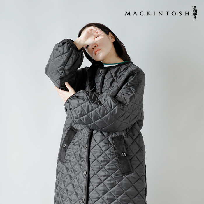 Mackintosh マッキントッシュ ウール ロング キルティング コート不明