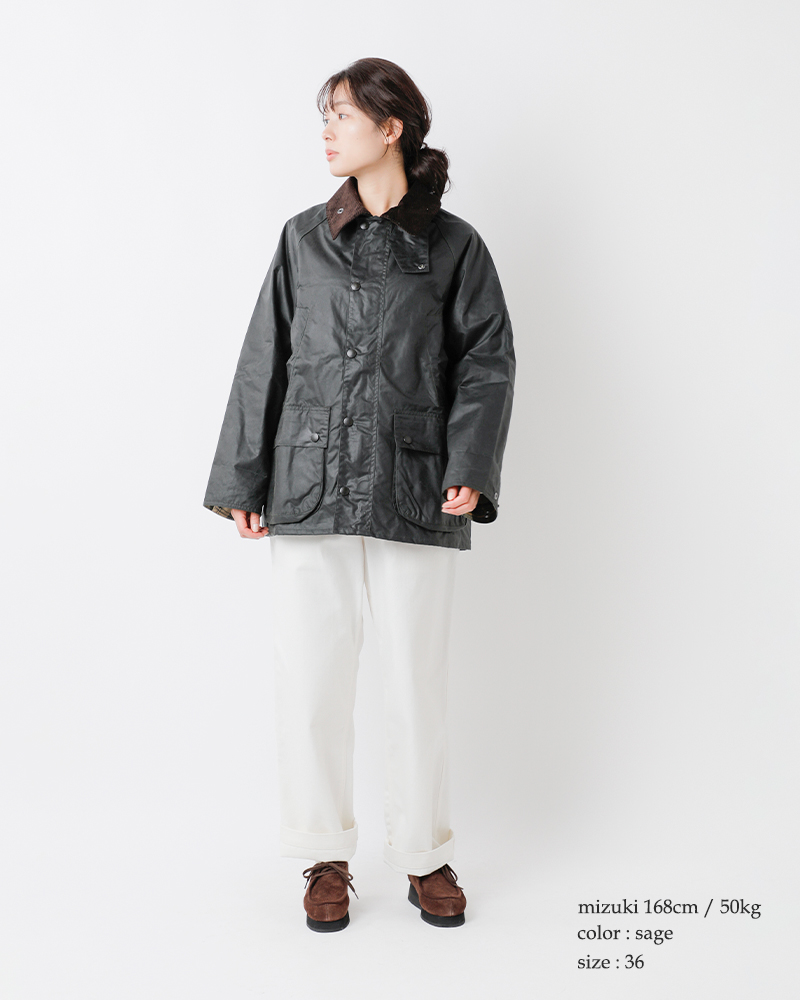 Barbour バブアー , ビデイル ワックス オーバーサイズ ジャケット“OS WAX BEDALE” mwx1679-kk レディース