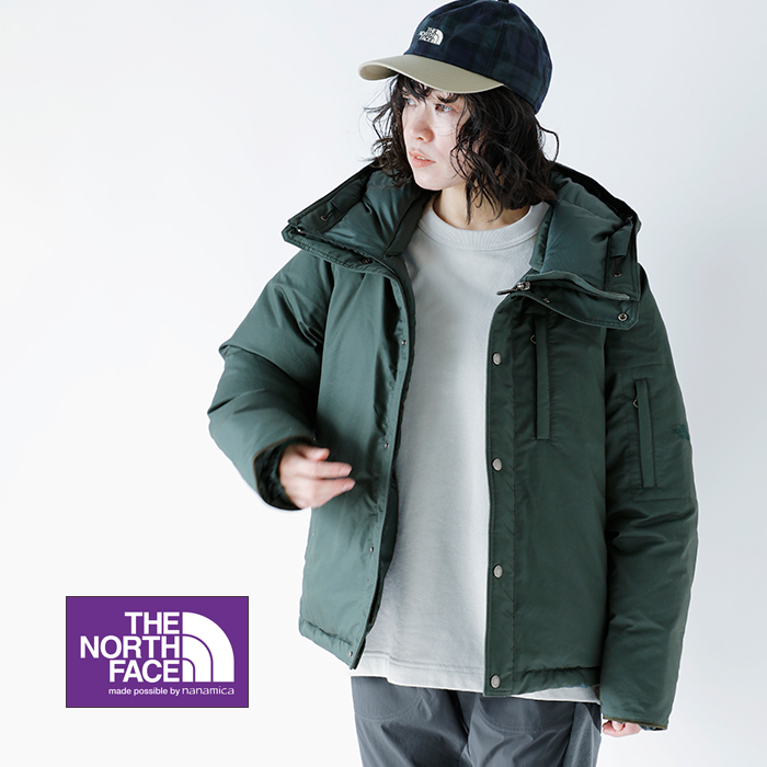 THE NORTH FACE LABEL PURPLE マウンテンショートダウン