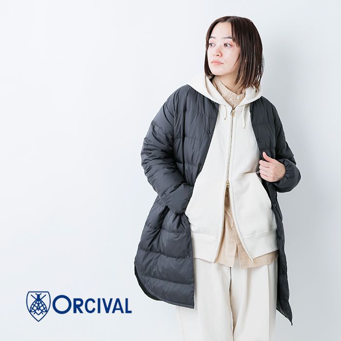 ORCIVAL(オーチバル・オーシバル)インナー ライトダウン コート or-a0221dpl