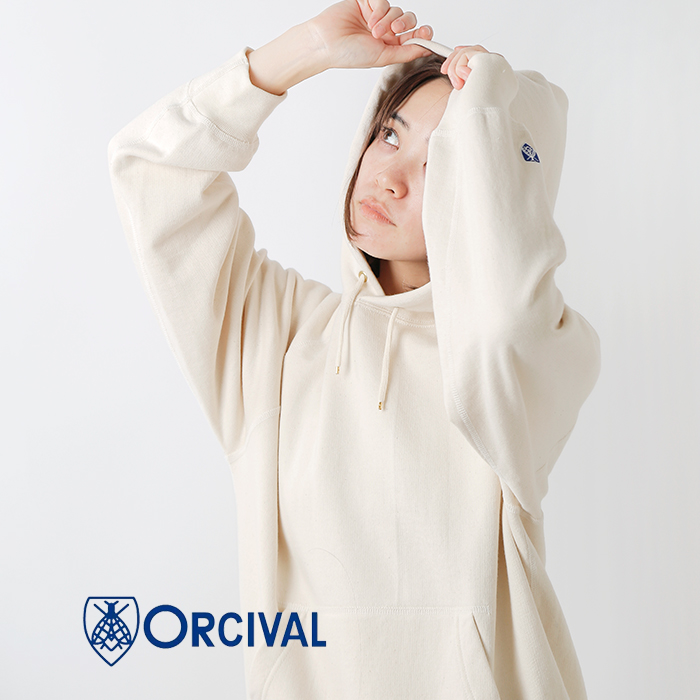 ORCIVAL(オーチバル・オーシバル)フレンチテリー フーディー プルオーバー or-c0155