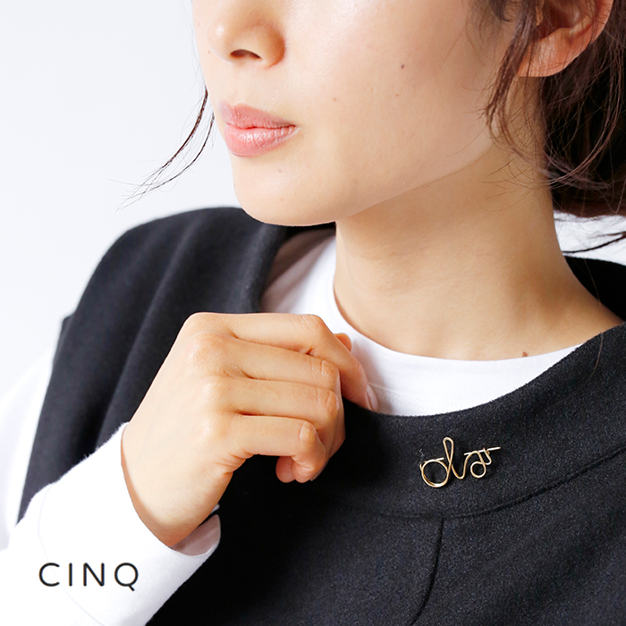CINQ(シンク)真鍮 プレイ ワード ピン play-word-pin