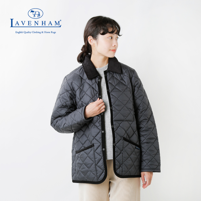 週末値下げ！ラベンハム lavenham キルティングジャケット ノーカラー