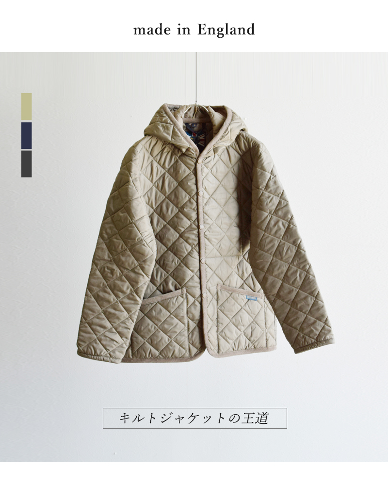 【クーポン対象】LAVENHAM ラベンハム , フード付き クレイドン キルティング ジャケット “CRAYDON WOMENS”  slj1246-ms レディース