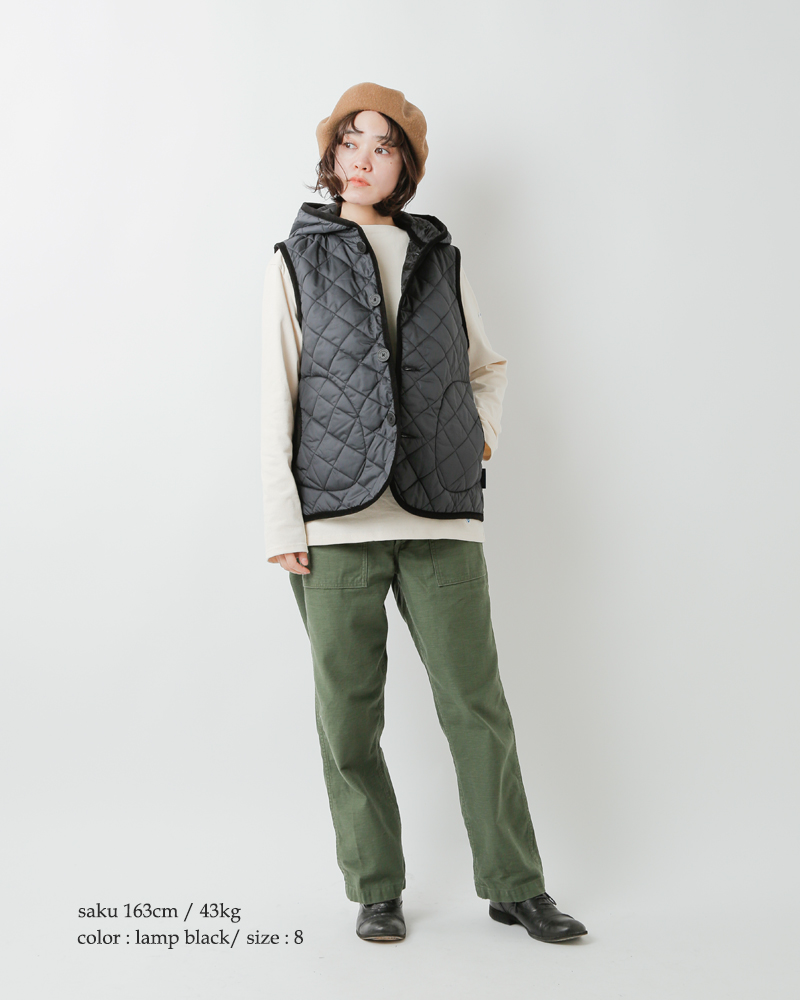 LAVENHAM ラベンハム フード付き キルティング ベスト “BARTON WOMENS