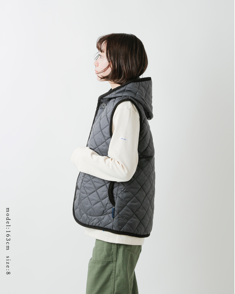 LAVENHAM ラベンハム フード付き キルティング ベスト “BARTON WOMENS