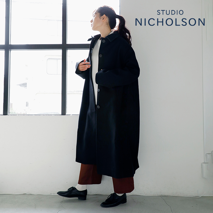 STUDIO NICHOLSON スタジオ ニコルソン メルトン ウール バック