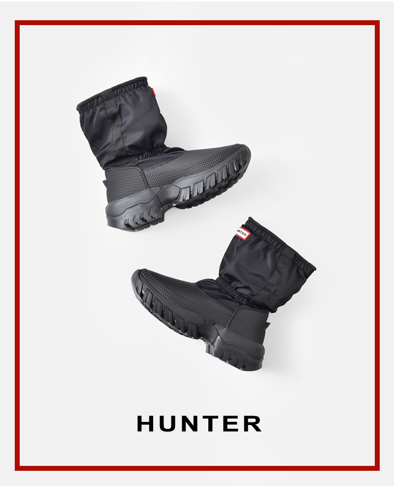 HUNTER(ハンター)ショート スノーブーツ “W Wanderer Short Slouch Snow BT” wfs2109wwu