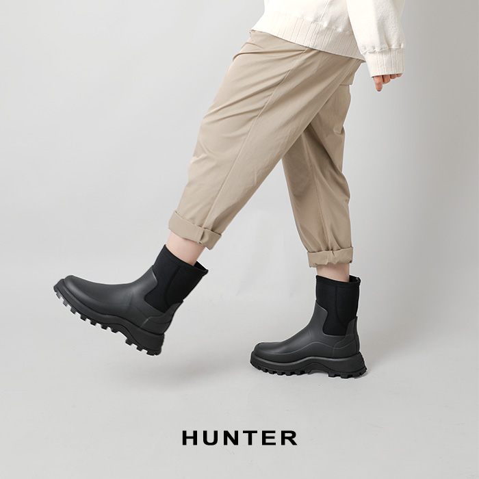 HUNTER ハーフブーツ