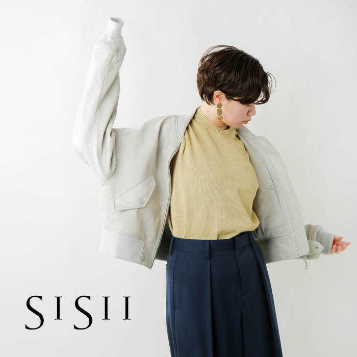 Sisii(シシ)レザーライダースジャケット“L2-B” 114-ol