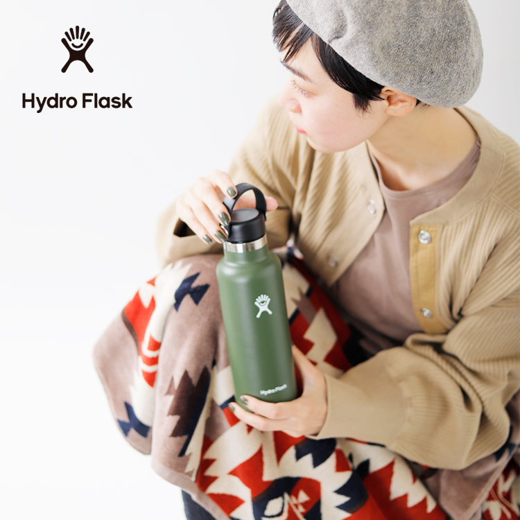Hydro Flask(ハイドロフラスク)ハイドレーションスタンダードマウス ステンレスボトル532ml“HYDRATION SM 18oz”  5089013-ms | Piu di aranciato
