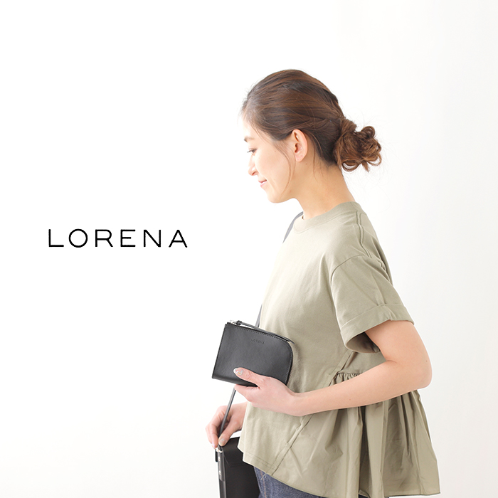 LORENA(ロレナ)カウレザーL字ジップミニウォレット“Remi Mini Wallet” 53214-2-00704