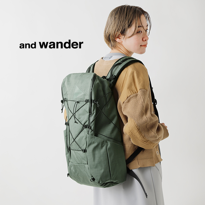 and wander(アンドワンダー)ヘザーバックパック 574-1985004-mn | Piu 