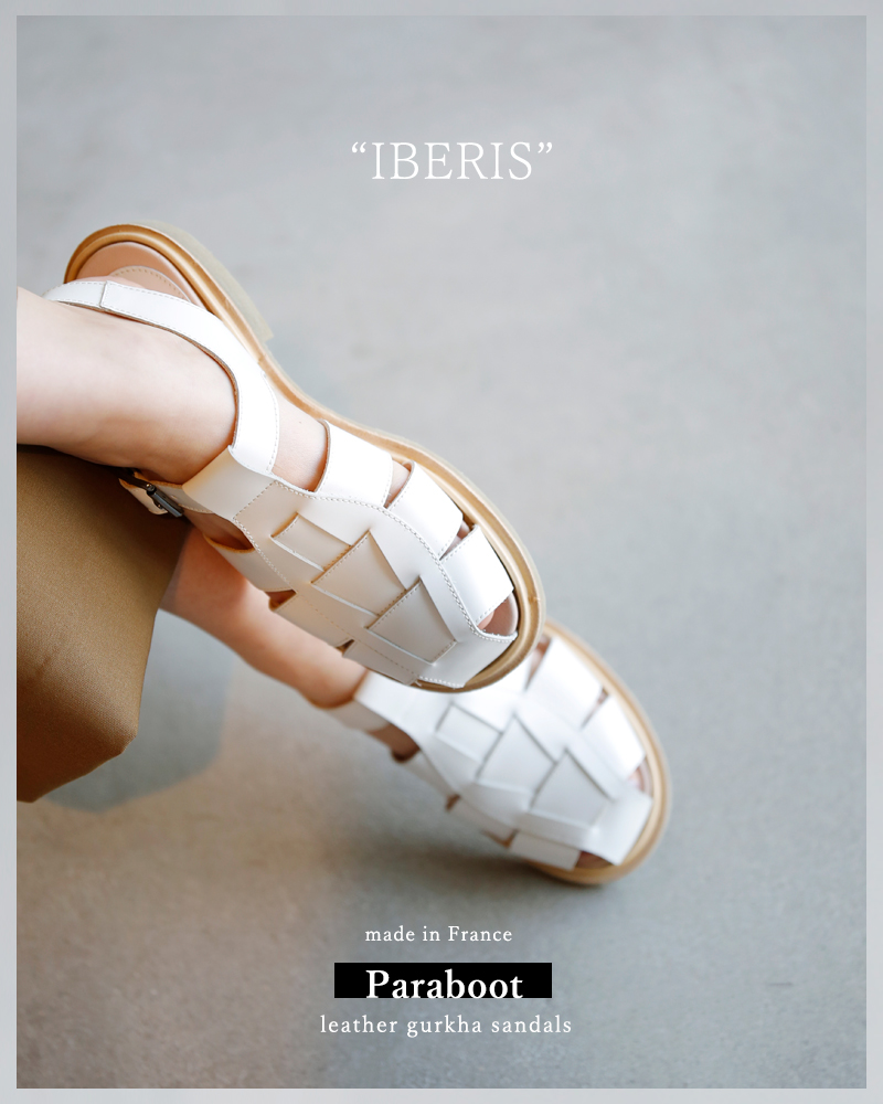 Paraboot パラブーツ レザーグルカサンダル“IBERIS” iberis-ms