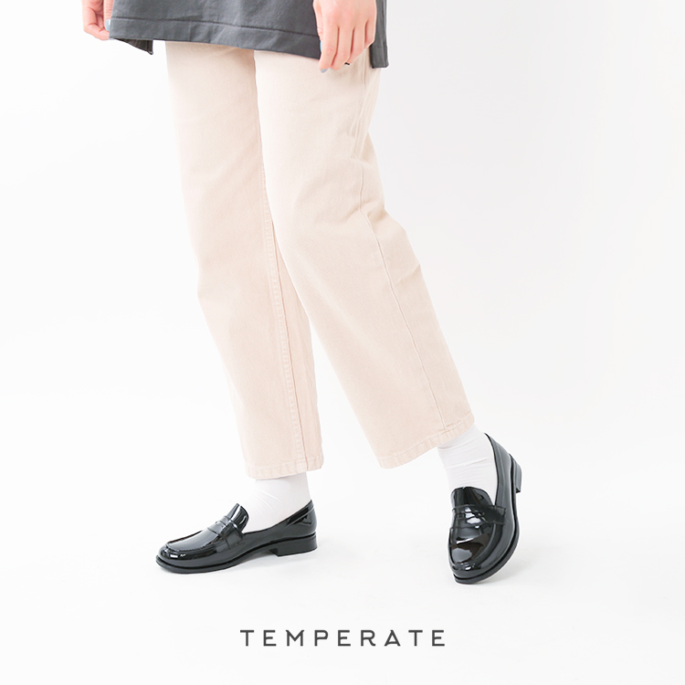 TEMPERATE テンパレイト レイン コイン ローファーレインシューズ