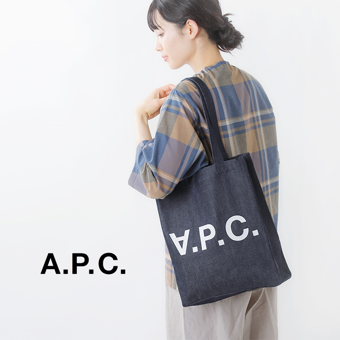 A.P.C.アー・ペー・セーロゴトートバッグ“TOTE LAURE” m mt