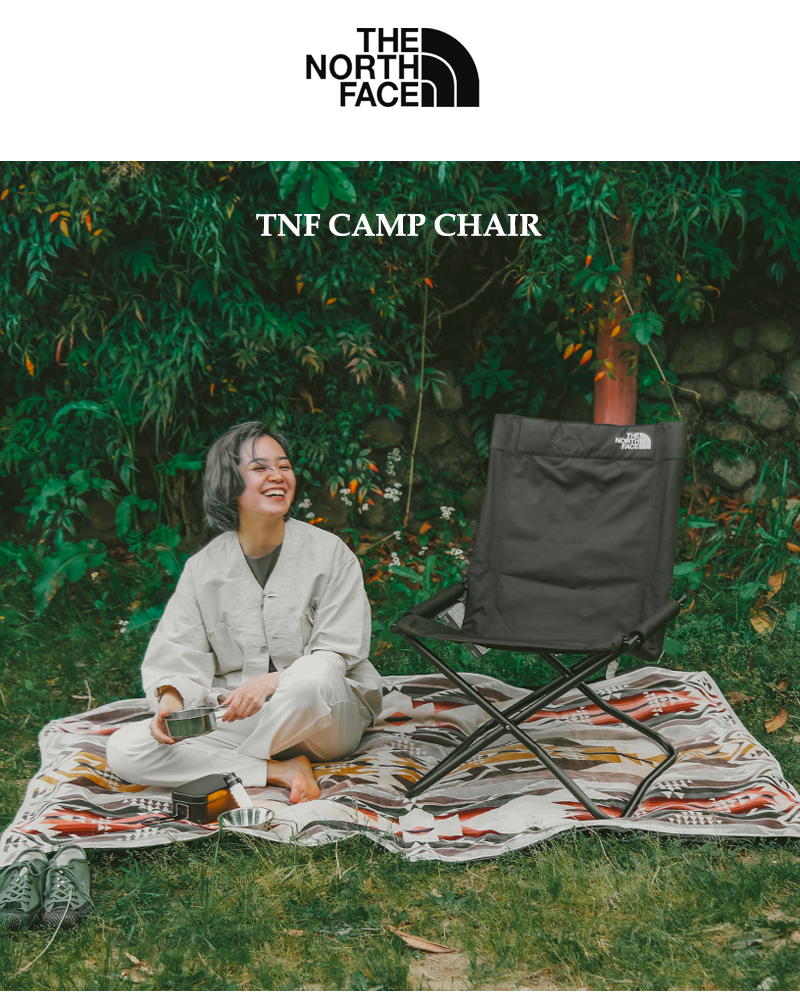 THE NORTH FACE ノースフェイス , TNF キャンプチェア “TNF Camp Chair” nn32234-fn