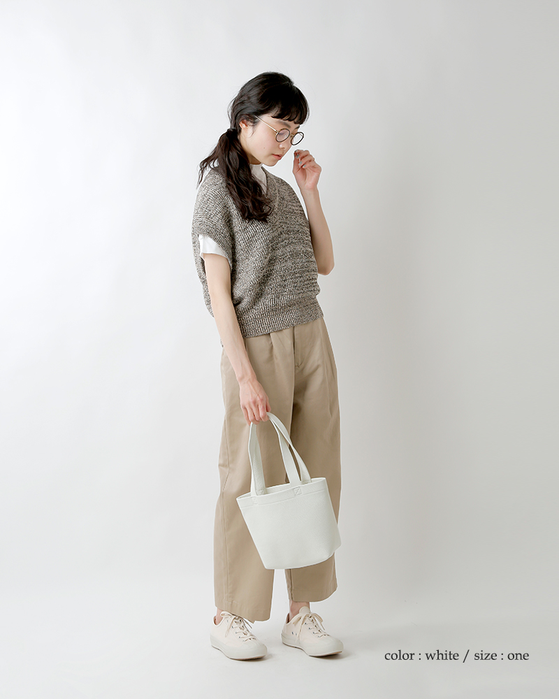 Aeta(アエタ)レザースクエアトートバッグS“TOTE S” pg50-yh | iroma