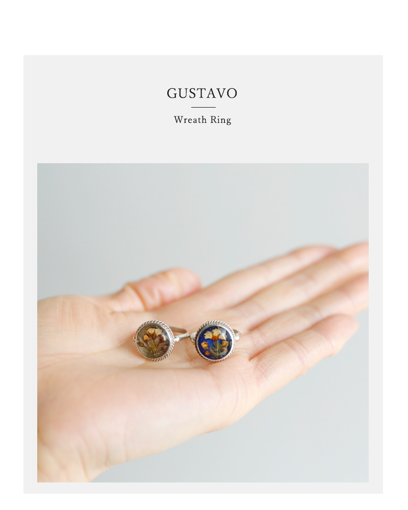 GUSTAVO(グスタボ)リースリング“WREATH RING” wreath-ring