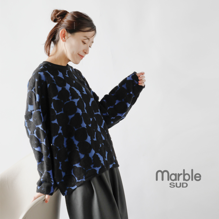 marble SUD マーブルシュッド パンツ Shion Big PT レッド ブルー