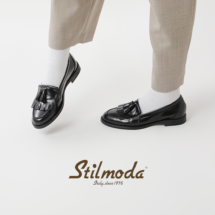 Stilmoda スティルモーダ エナメル タッセル ローファー 03-3-15-307-3