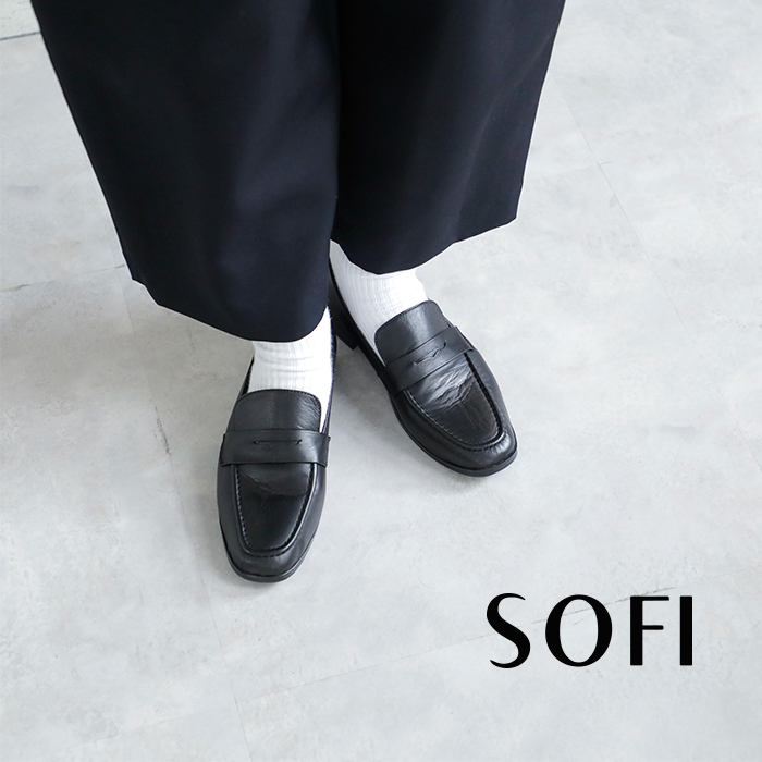 SOFI(ソフィー)カウレザーローファー100-30305aw