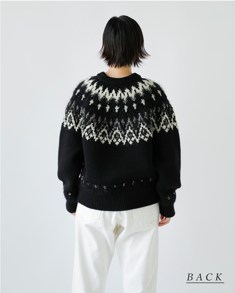 coohemウールノルディックニットプルオーバー11-234-028