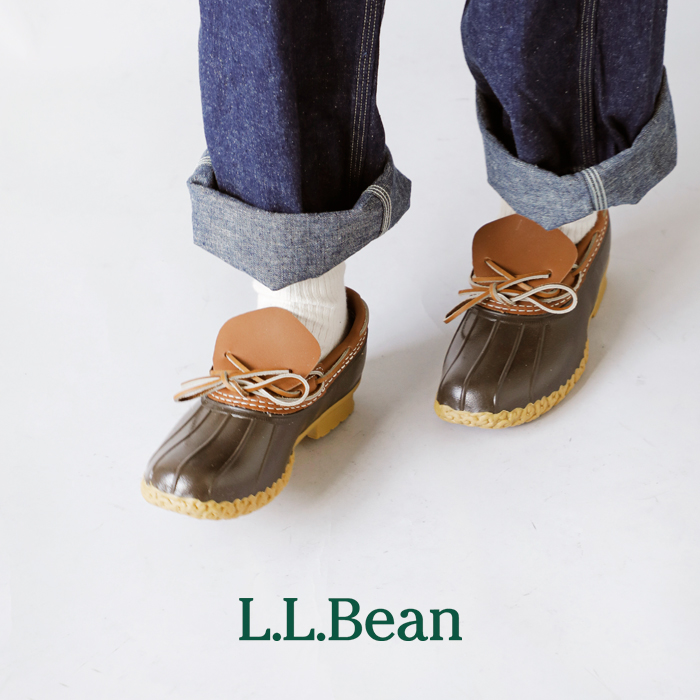 L.L.Bean(エルエルビーン)フルグレインレザーラバーモカシンシューズ175067