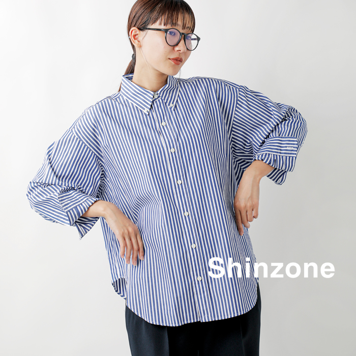 Shinzone(シンゾーン)コットンダディシャツ“DADDYSHIRT”21amsbl08-23amsbl04
