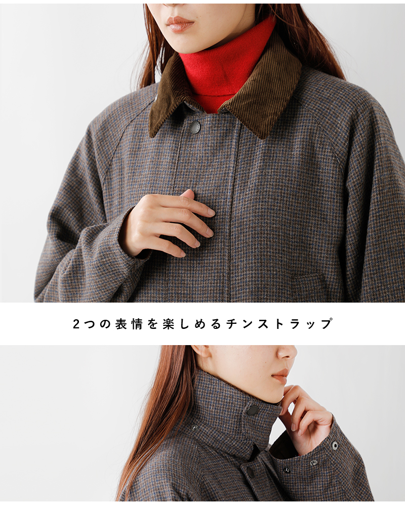 Barbour(バブアー)スノードンウールチェックコート“SNOWDONWOOLCHECK”232mcag009
