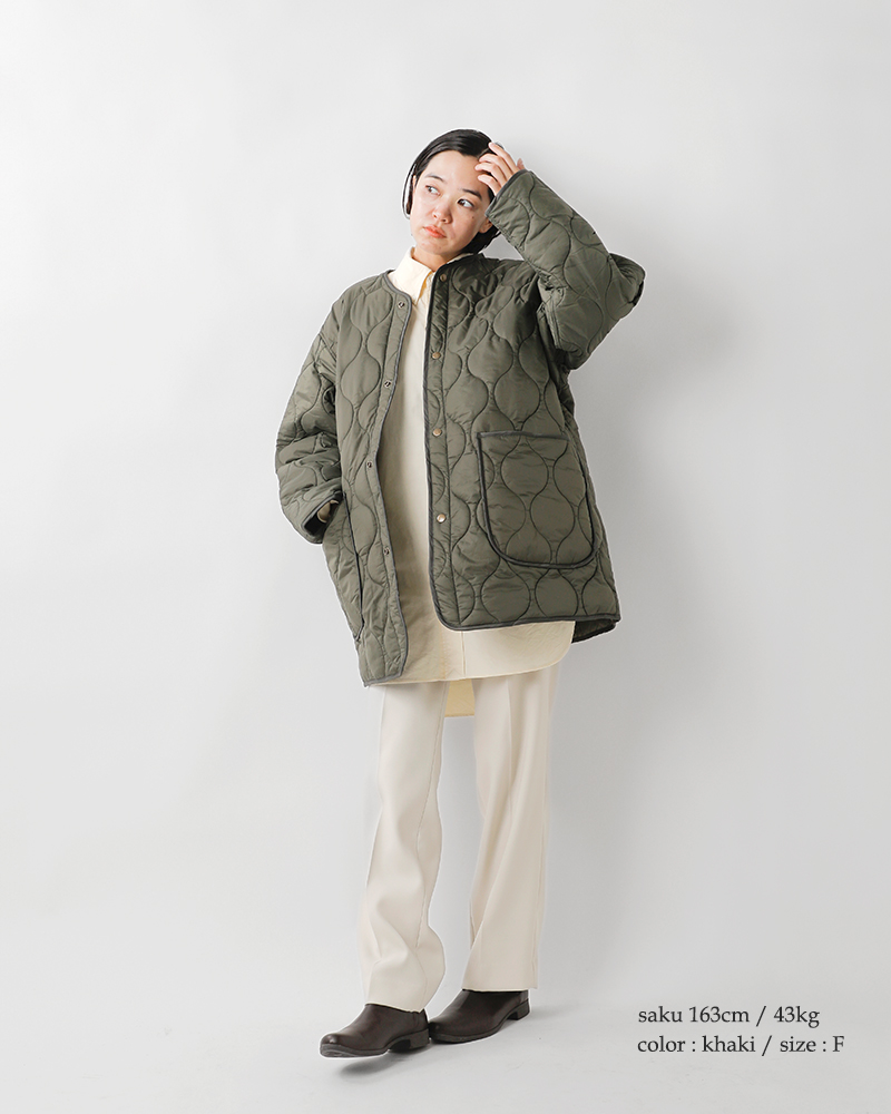 Shinzone QUILTING COAT ノーカラー　キルティングコート1216Shop