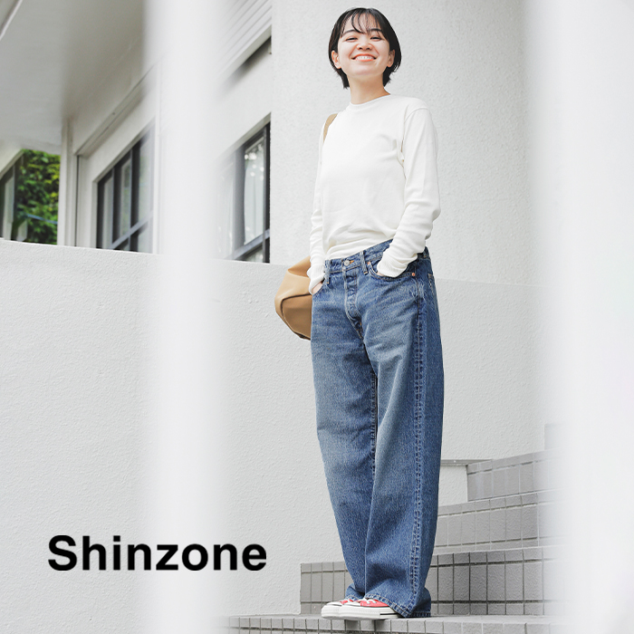 Shinzone(シンゾーン)バギーデニムパンツ“BAGGYJEANS”23amspa04