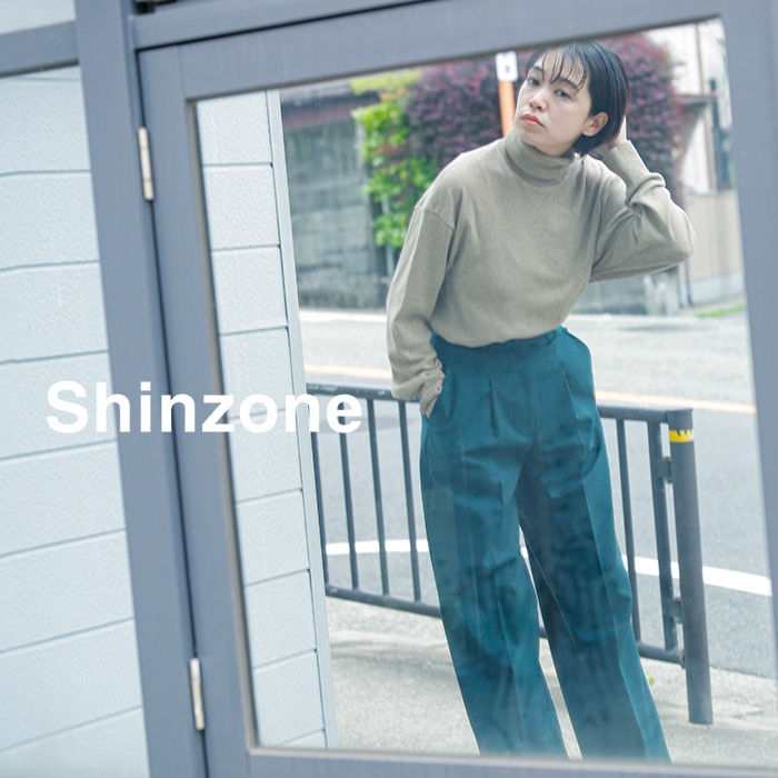 Shinzone シンゾーン　ワンタックパンツ