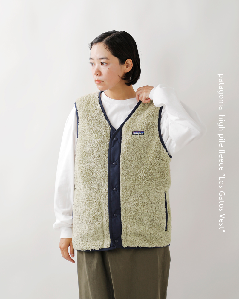 パタゴニア W's Los Gatos Hooded Vest XS ELKH - ベスト/ジレ