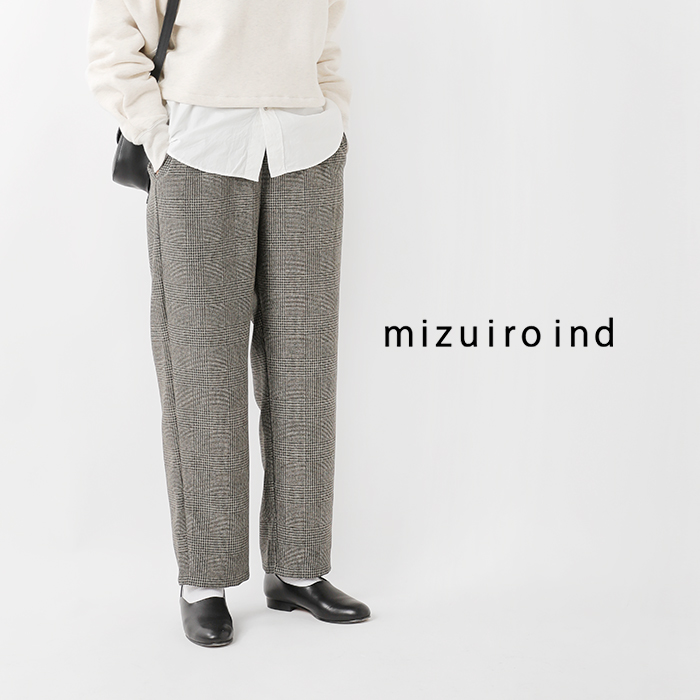 クーポン対象】【2023aw新作】mizuiro-ind ミズイロインド チェック