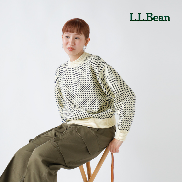 良質 【L.L.Bean】バーズアイニット - トップス