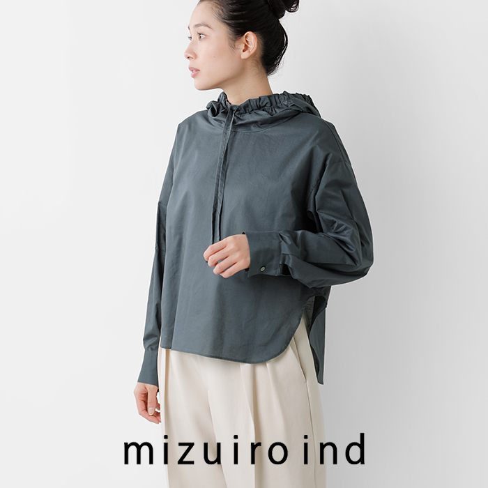 ☆】【30%OFF】mizuiro-ind ミズイロインド コットン ギャザー