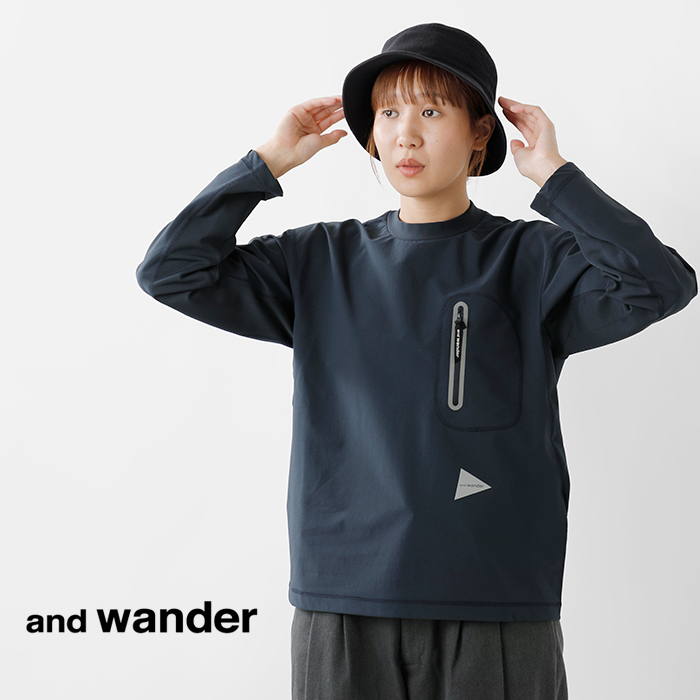 ☆】and wander アンドワンダー ハイブリッド ウォームポケット ロング