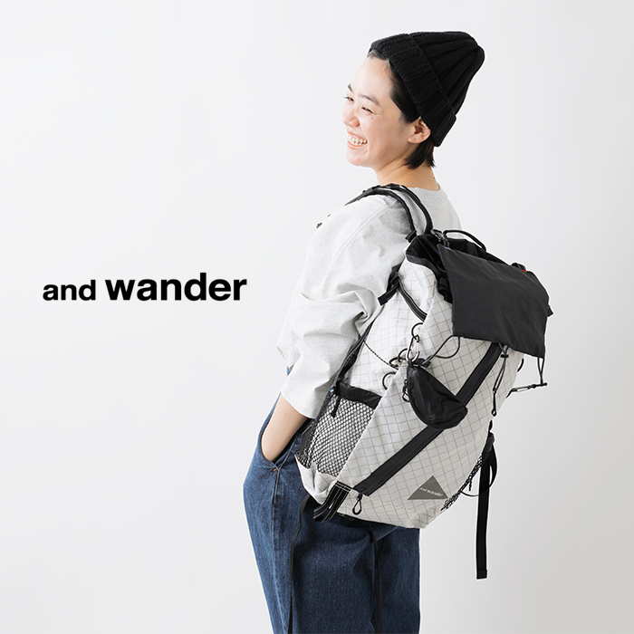 2023aw新作】and wander アンドワンダー エコパック 30L バックパック